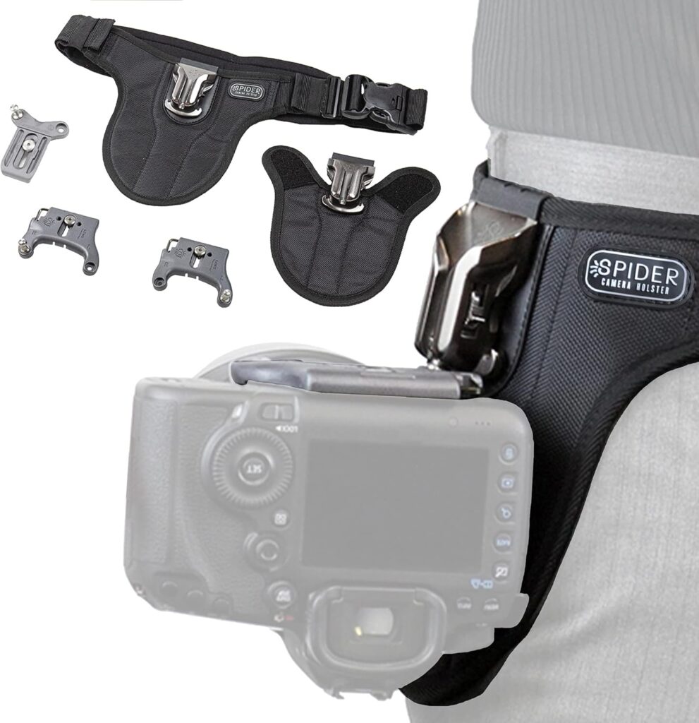 Spider Holster - SpiderPro Dual Camera System v2 - The Professional Carry System for x2 DSLR Cameras with Long Lenses and Heavy Gear!