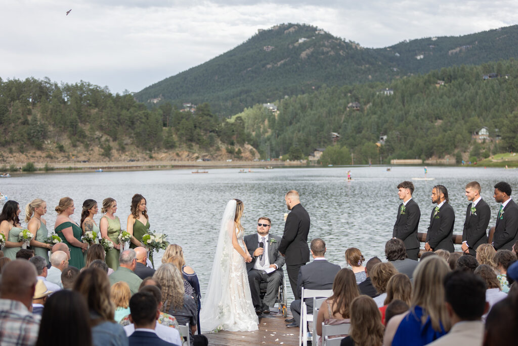 Ceremony at Evergreen Lake House