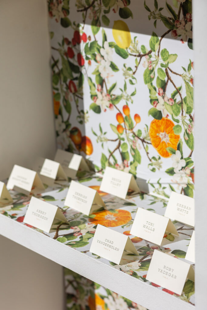 Wedding Seating Chart Display Ideas